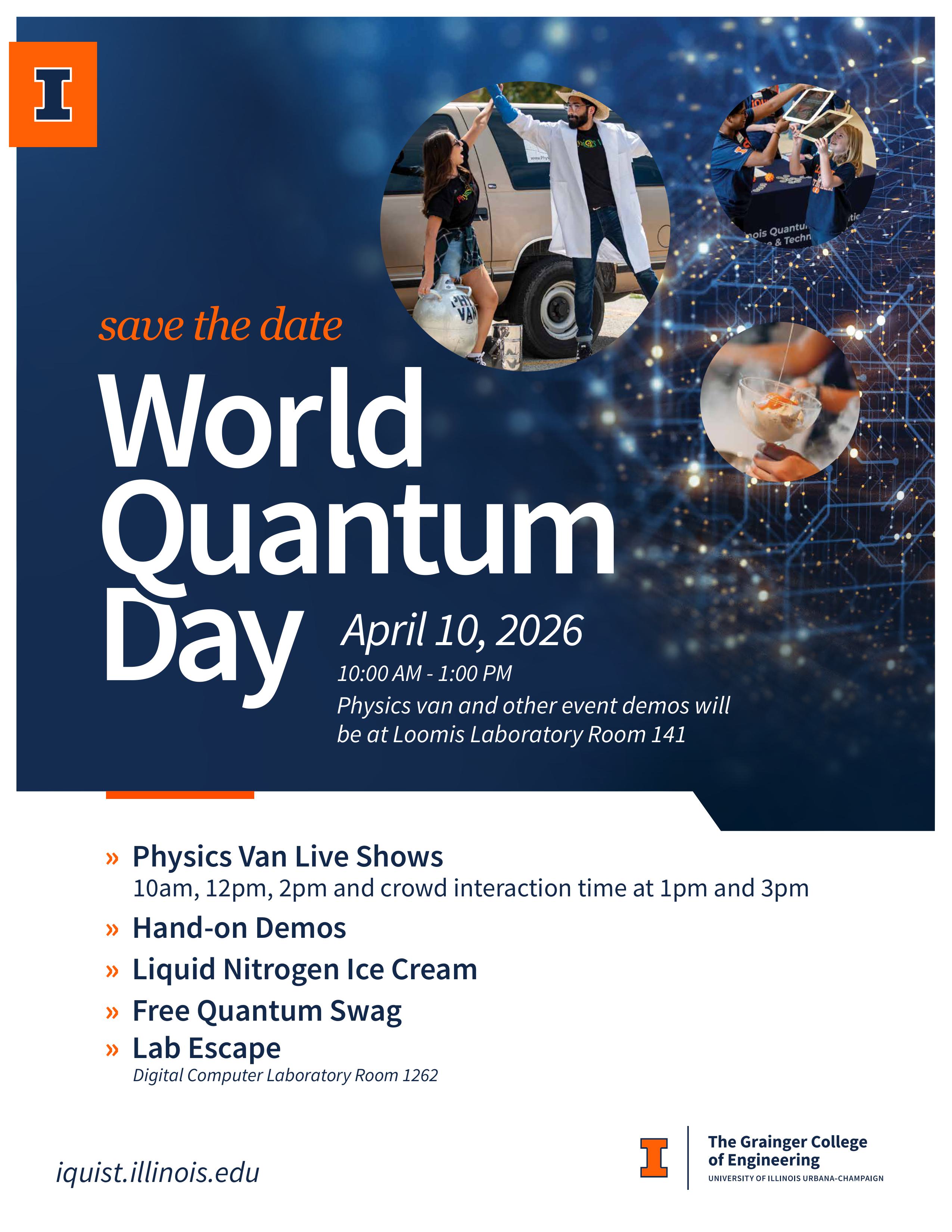World Quantum Day flyer